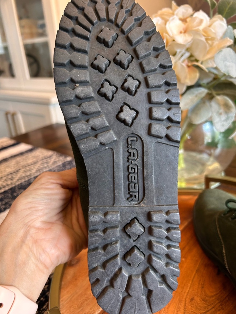 Vintage L.A. Gear Green Suede City Hikers - Picture 6 of 7